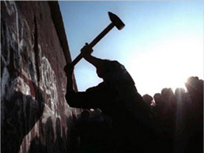 And the wall came tumbling down And the wall came tumbling down